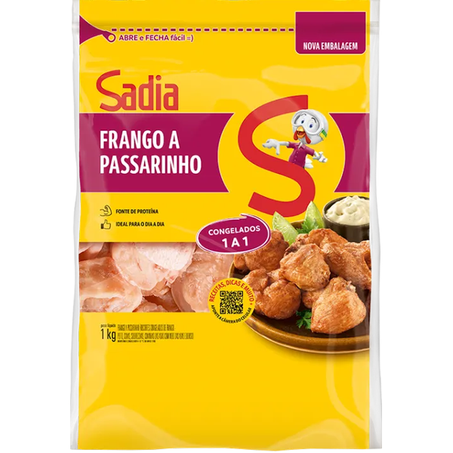 Frango à passarinho congelado sadia 1kg
