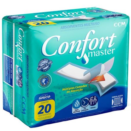 ABSORVENTE GERIATRICO CONFORT MASTER 20UN