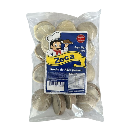 BISCOITO ZECA SONHO MEL BRANCO 250G