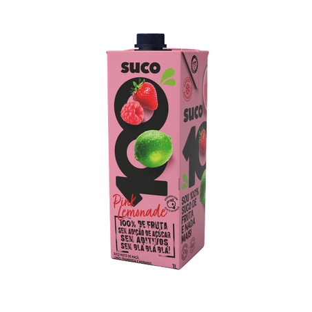 Suco 100 Pink Lemonade 1L