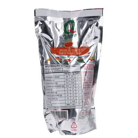 Molho Tomate Quero Parmegiana Sachê 300g 
  360-17