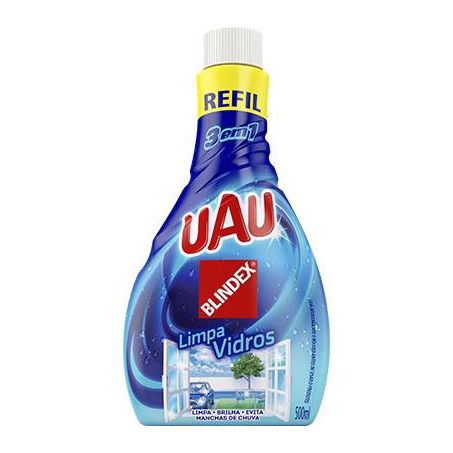 Limpa vidros uau refil 500ml