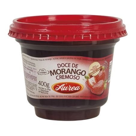 DOCE AUREA CREMOSO MORANGO 400G