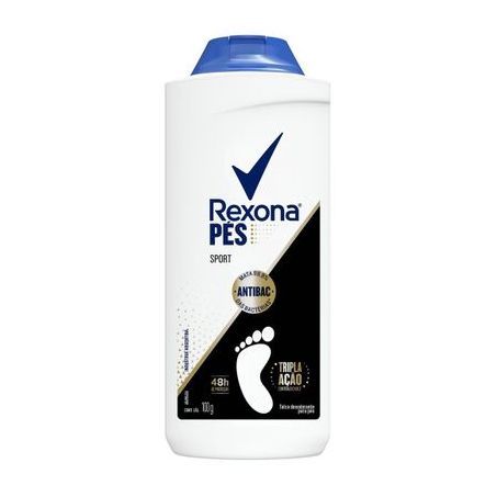 Talco pó pé antibacteriano sport rexona 100g