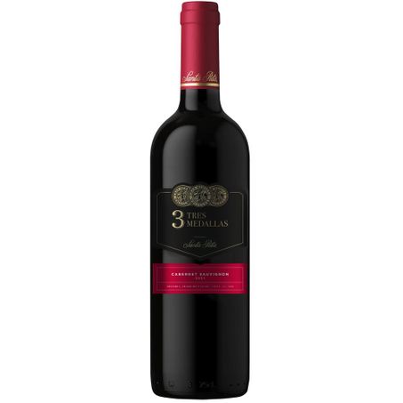 VINHO SANTA RITA 3 MEDALLAS CABERNET SAUVIGNON 750ML