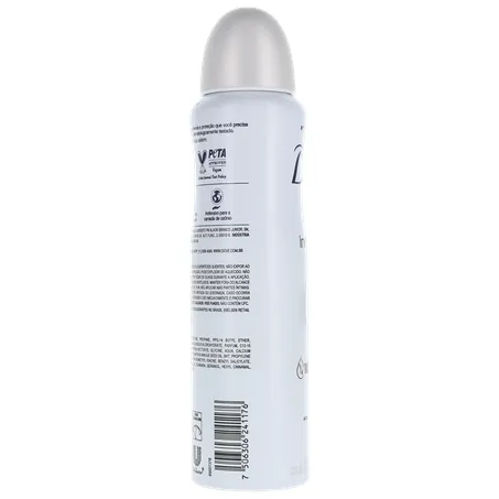 Antitranspirante Aerosol Dove Invisible Dry Violeta e Frésia Branca Frasco Spray 150ml 360-26
