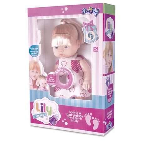 BONECA NOVA TOYS LILY FRASES