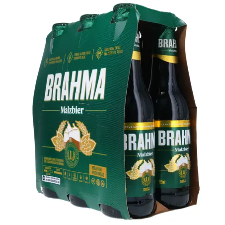 Cerveja Brahma Malzbier Long Neck 355ml C/6 360-23
