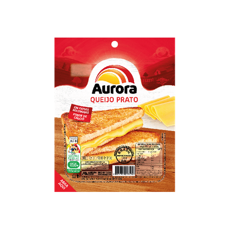 QUEIJO AURORA PRATO FATIADO 150G