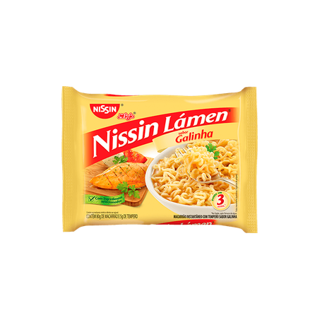 MACARRAO NISSIN LAMEN MIOJO GALINHA 85G
