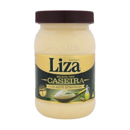 MAIONESE LIZA CASEIRA C/AZEITE E.VIRGEM 240G