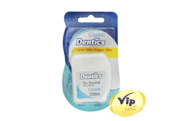 Fio Dental Dentics Classic Embalagem Leve 100m Pague 50m | Avanzi