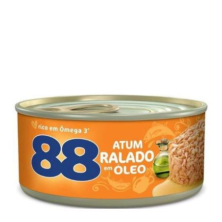 Atum 88 ralado em oleo lata 140g