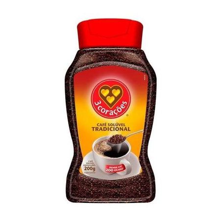 CAFE SOL. 3 CORACOES 200G TRADICIONAL