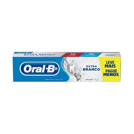 Creme dental extra branco oral b 150g