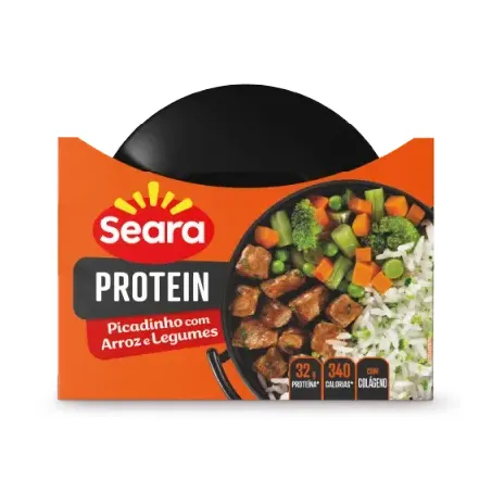 Picadinho Bovino com Arroz e Legumes Seara Protein 270g