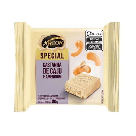 Tablete special 60g branco caju