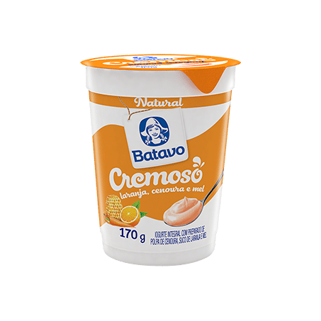 IOGURTE BATAVO CREMOSO PT 170 G LARANJA
