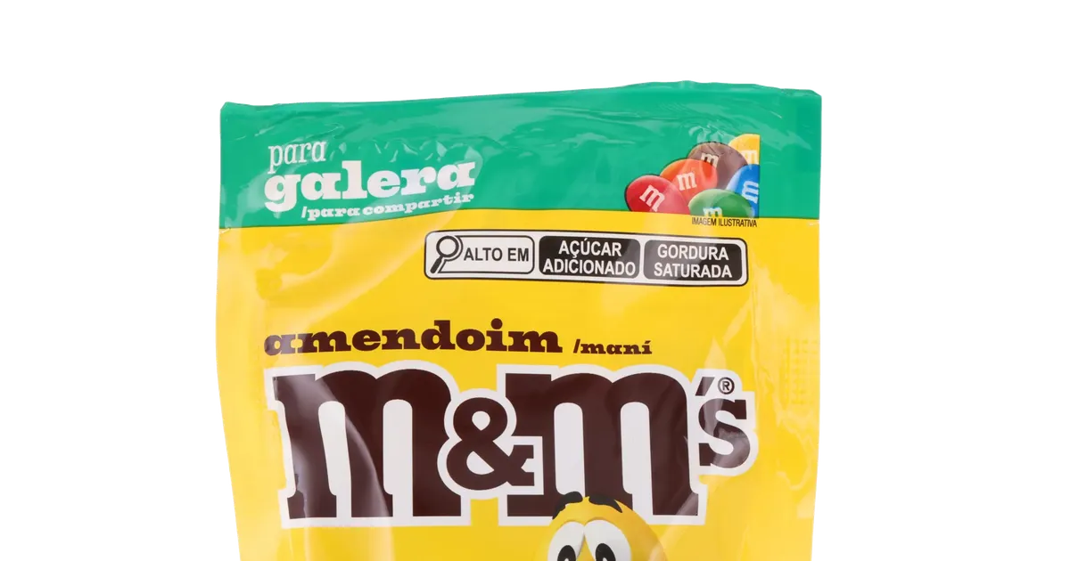 Chocolate ao Leite com Amendoim M&M's Pacote 132g