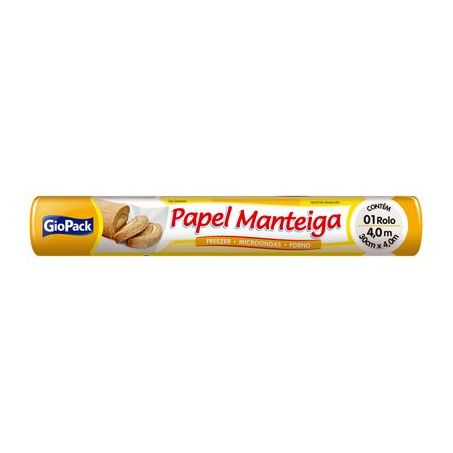 PAPEL MANTEIGA 30CMX4M GIOPACK