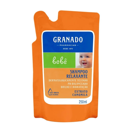 Shampoo Infantil Bebê Granado Camomila Rf 250ml