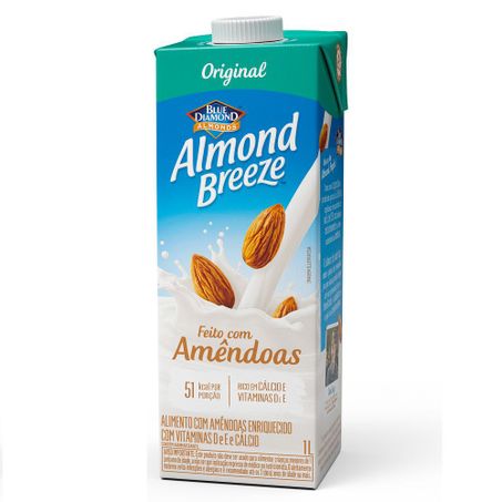 Alimento almond breeze amêndoas 1l