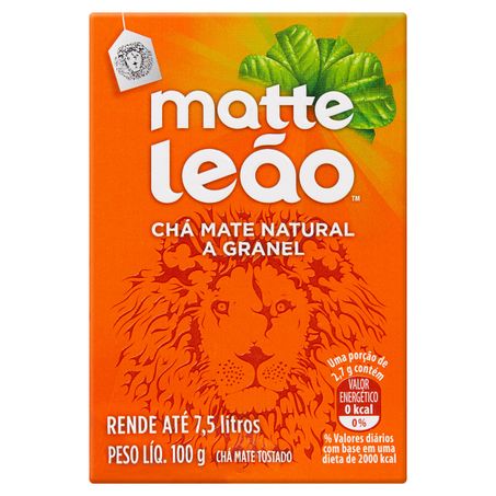 Chá mate a granel natural matte leão