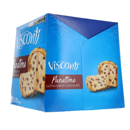 Panettone Visconti Chocolate Caixa 400gr 360-24