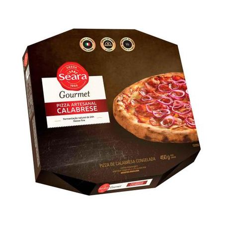 PIZZA SEARA GOURMET ARTESANAL CALABRESE 450G
