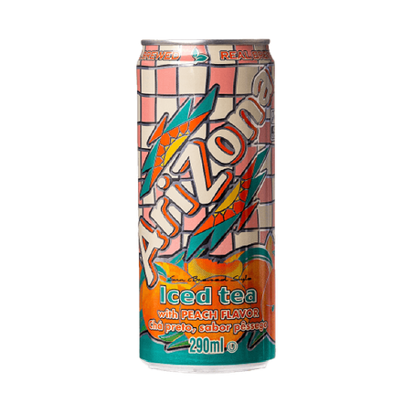 Cha Preto Arizona 290ml Lata Pessego