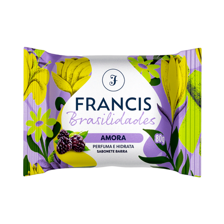 Sabonete francis brasilidades amora 80g
