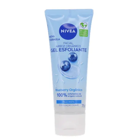 Gel Esfoliante Nivea Facial 75g - Blueberry