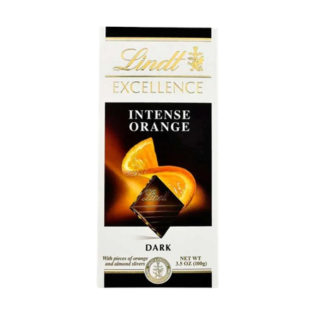 CHOCOLATE LINDT BARRA DARK LARANJA 100G