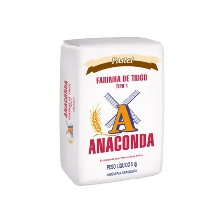 Farinha de trigo Anaconda pastel 5kg