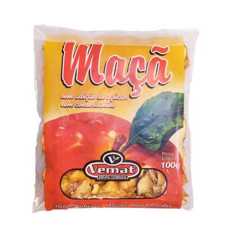 Maçã Desidratada Vemate 100g