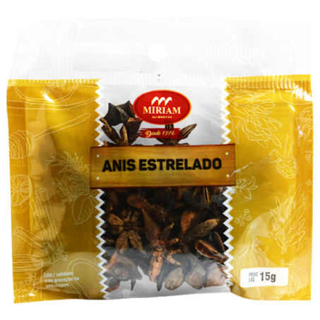 Anis estrelado miriam 15g