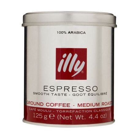 Café Torrado E Moído Espresso Illy Lata 125G