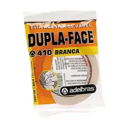 FITA DUPLA FACE PAPEL 12MM X 30M ADELBRAS 410