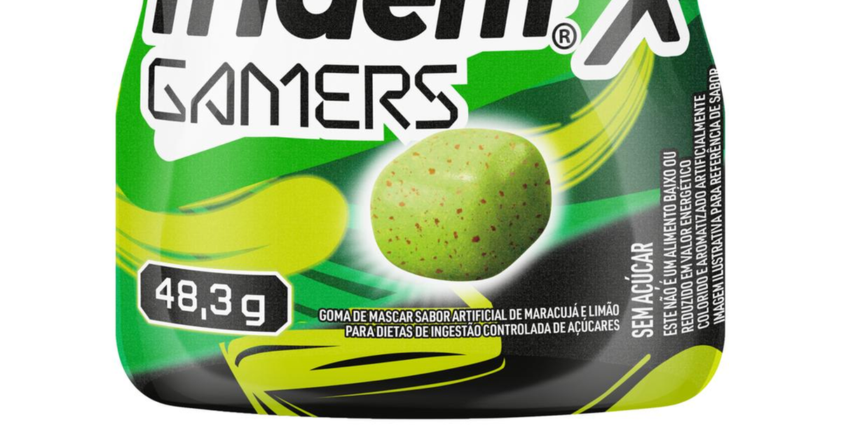 Chiclete X Gamers Trident 48,3g - Citrus Mix