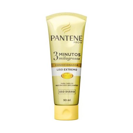 CONDICIONADOR PANTENE 90ML 3 MINUT.MILAG. LISO EXTREMO