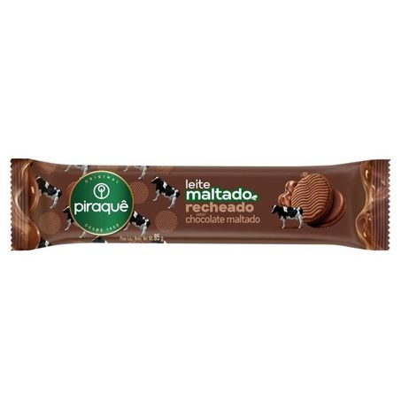 BISC.RECH.PIRAQUE 85G CHOC.MALTADO C/CHOC. CX 40.0