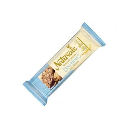 BARRA CEREAL CASTANHA C/CHOC NATURALE 22G