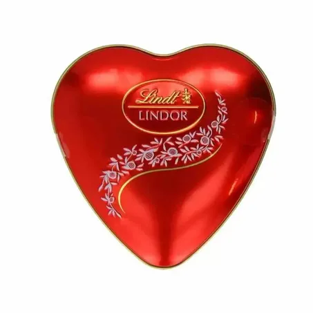 Bombom Lindt Lindor Trufas Coração Lata 50g 
 