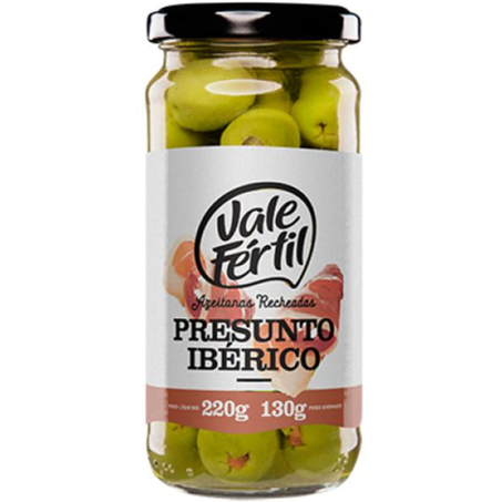 Azeitona vale fertil 220g recheio presunto vidro