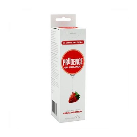 GEL LUBR.PRUDENCE 60GR MORANGO FIRE