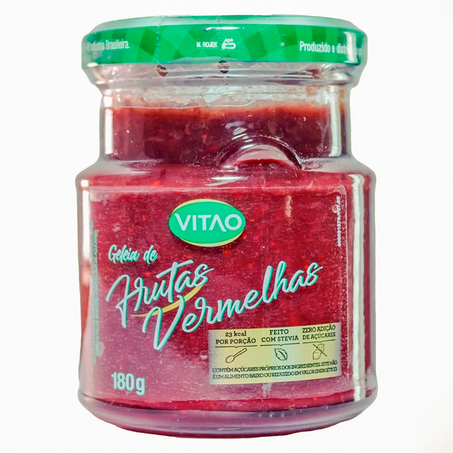 GELEIA ZERO DE FRUTAS VERMELHAS 180G