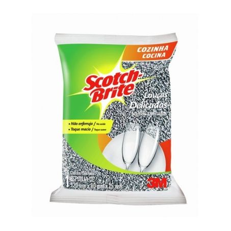 Esponja scotch brite prateada 3m