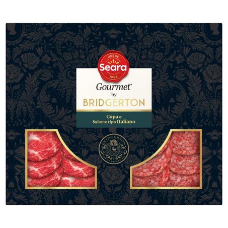 KIT SALAME SEARA ITALIANO + COPA FATIADOS BRIDGERTON GOURMET 160G