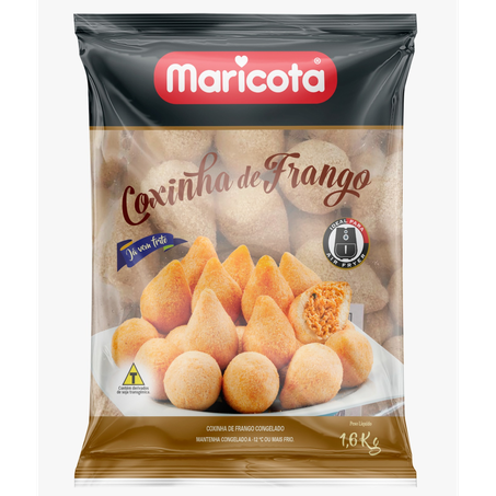 Coxinha de Frango Maricota 1,6Kg