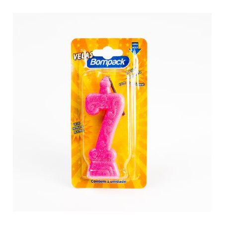 Vela bompack n7 rosa